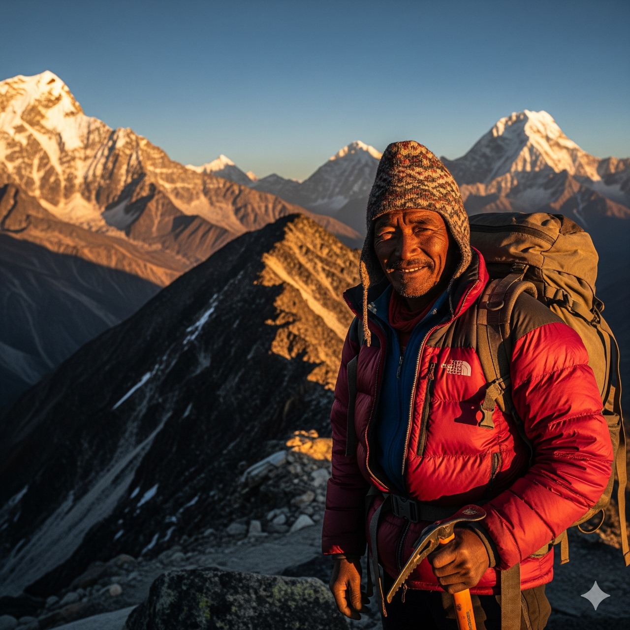 Expert mountain guide